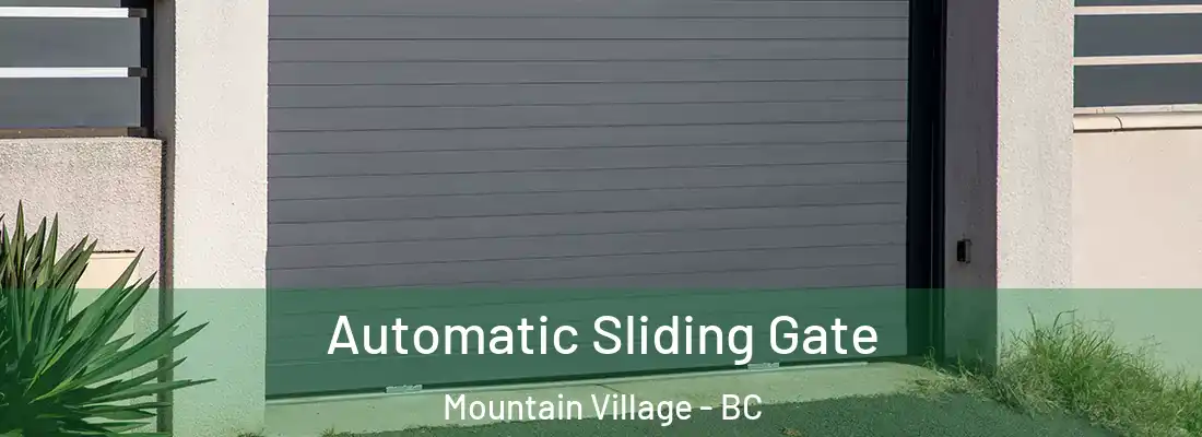  Automatic Sliding Gate Mountain Village - BC
