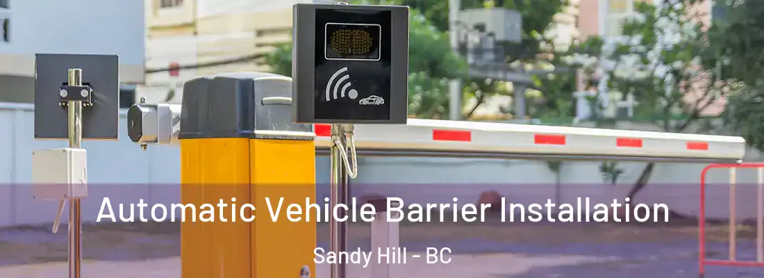  Automatic Vehicle Barrier Installation Sandy Hill - BC