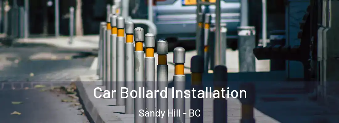  Car Bollard Installation Sandy Hill - BC
