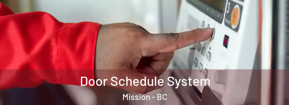  Door Schedule System Mission - BC