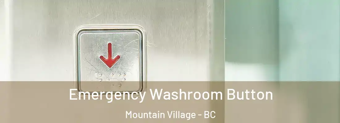  Emergency Washroom Button Mountain Village - BC