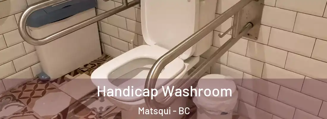  Handicap Washroom Matsqui - BC