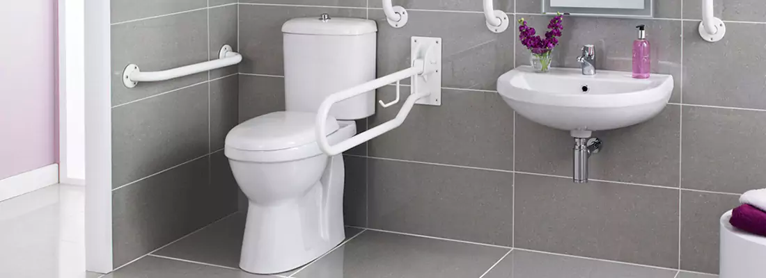 Modern Handicap Bathroom Solutions with Safety Features in Upper Ten Oaks, BC