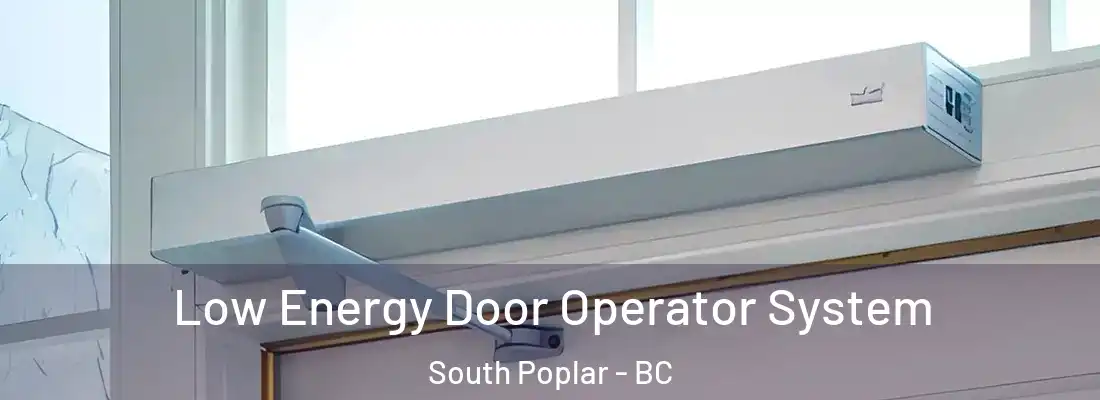  Low Energy Door Operator System South Poplar - BC