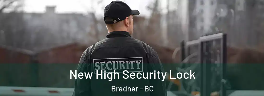  New High Security Lock Bradner - BC
