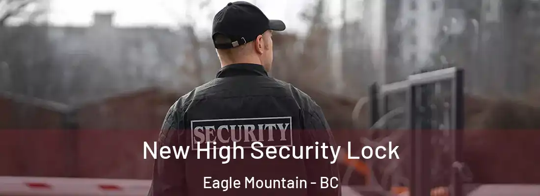  New High Security Lock Eagle Mountain - BC