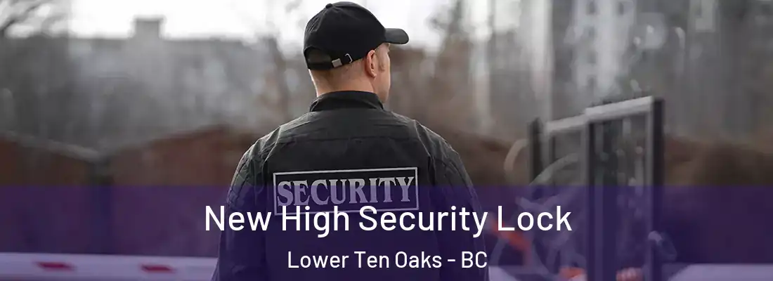  New High Security Lock Lower Ten Oaks - BC