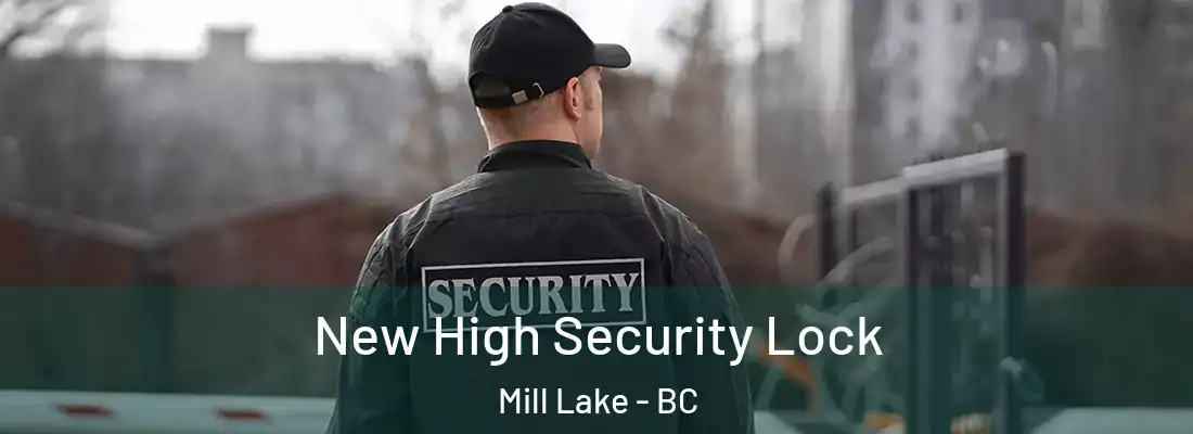  New High Security Lock Mill Lake - BC