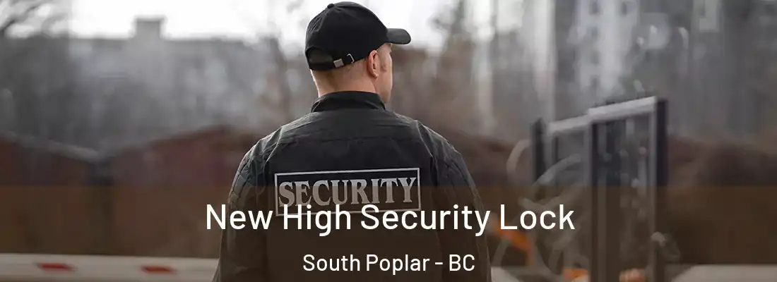  New High Security Lock South Poplar - BC