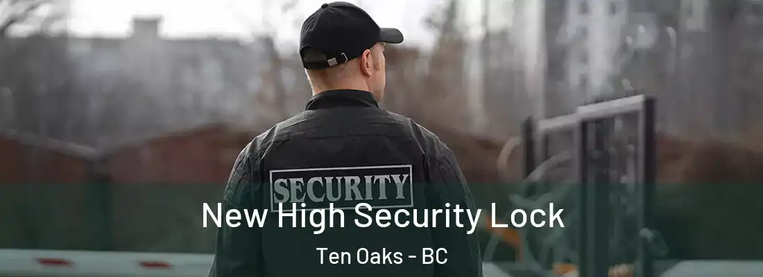  New High Security Lock Ten Oaks - BC