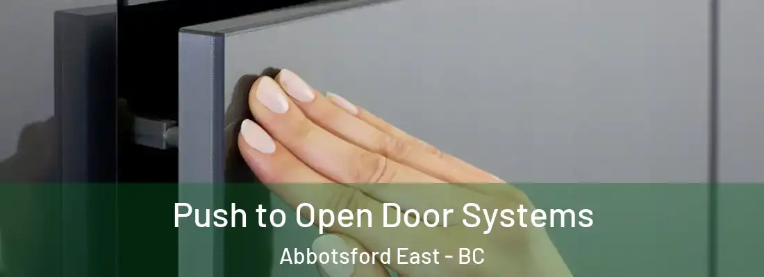 Push to Open Door Systems Abbotsford East - BC