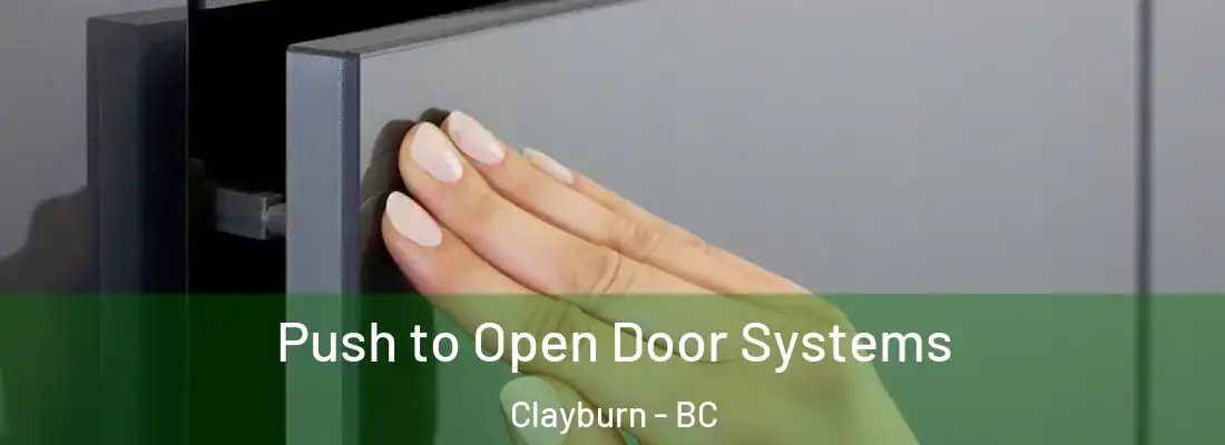  Push to Open Door Systems Clayburn - BC