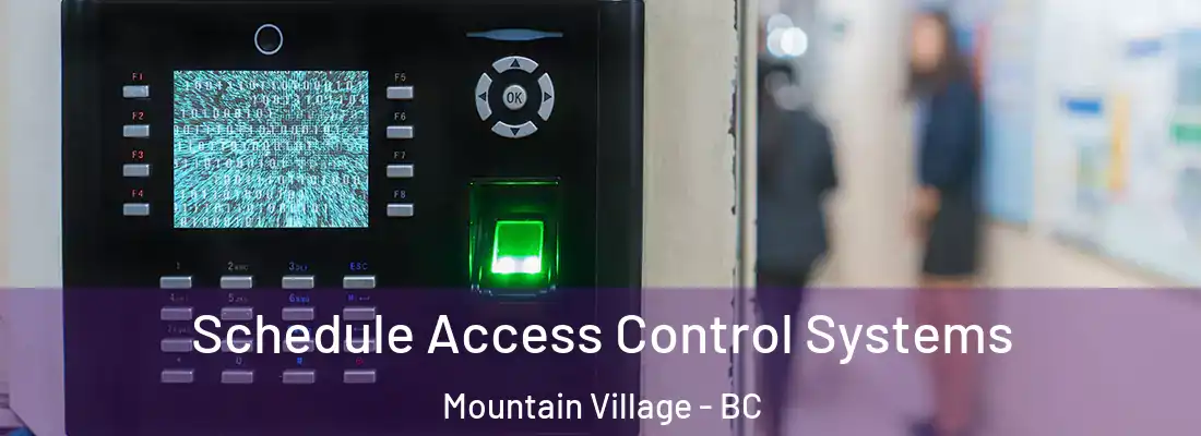  Schedule Access Control Systems Mountain Village - BC