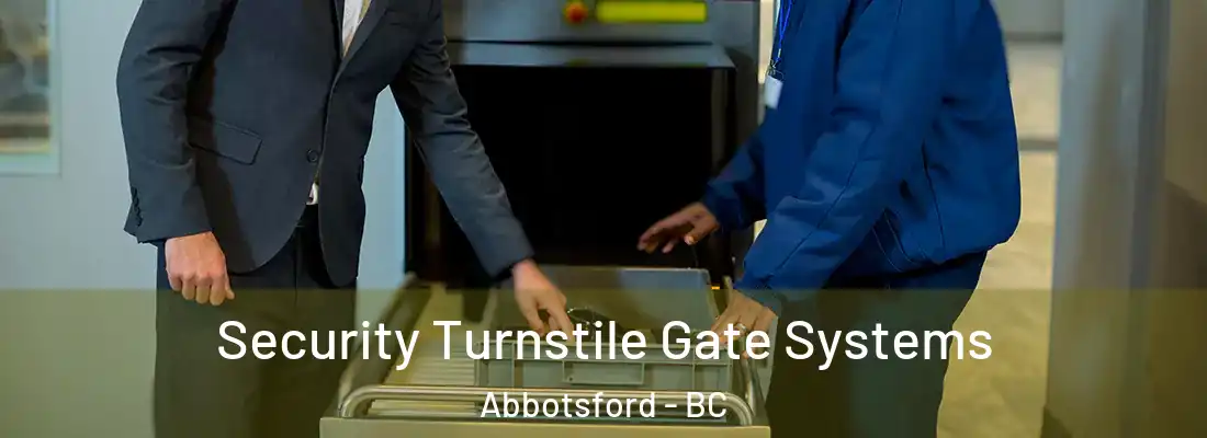  Security Turnstile Gate Systems Abbotsford - BC