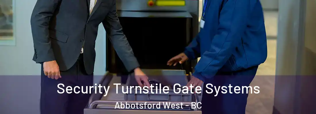  Security Turnstile Gate Systems Abbotsford West - BC